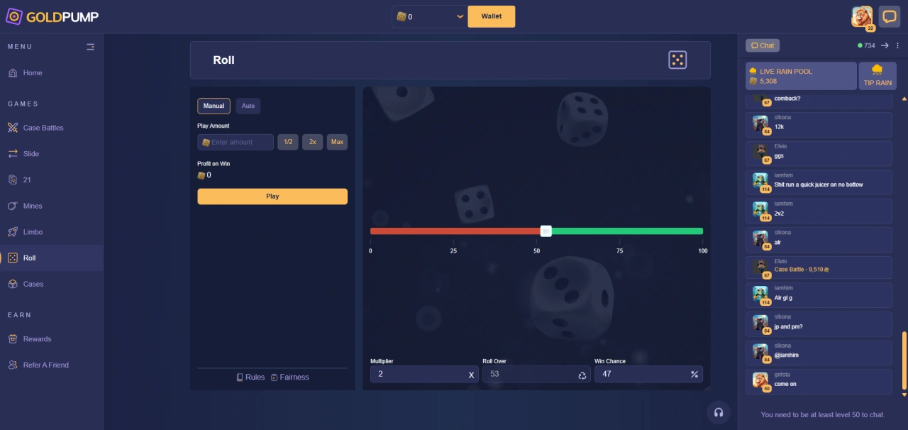 GoldPump Roll